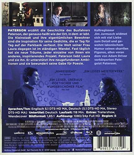 Paterson [Blu-ray] [Amazon Prime]