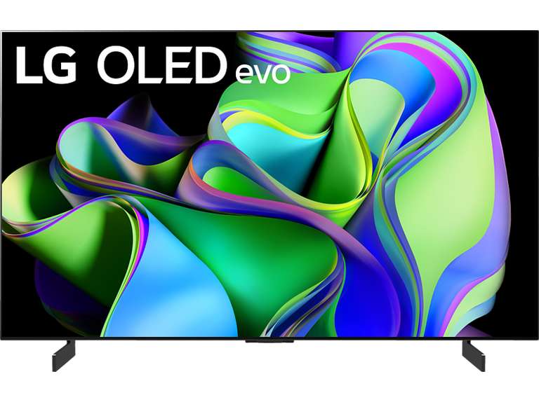 LG OLED42C37LA OLED evo TV (effektiv 1.117,65€) (Flat, 42 Zoll / 106 cm, UHD 4K, SMART TV, webOS 23 mit LG ThinQ)