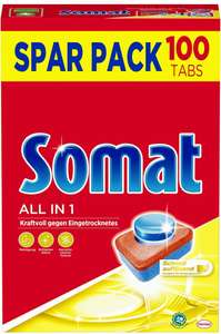 Somat All in 1 Spülmaschinen Tabs, 100 Tabs Bestpreis (prime sparabo)