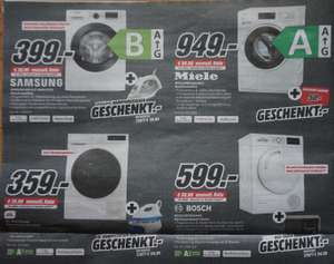 [Media Markt] Samsung WW 8 ET 4048 CE/EG Waschmaschine + Philips DST5010/10 Dampfbügeleisen 399€ (Weiße Ware)