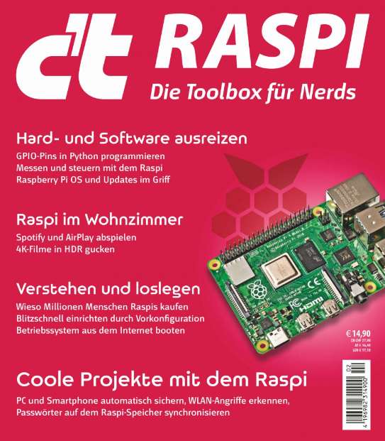 c't RASPI 2022 - Die Toolbox für Nerds | 116 Seiten | Sonderheft | Kostenloses eBook | Adventskalender heise