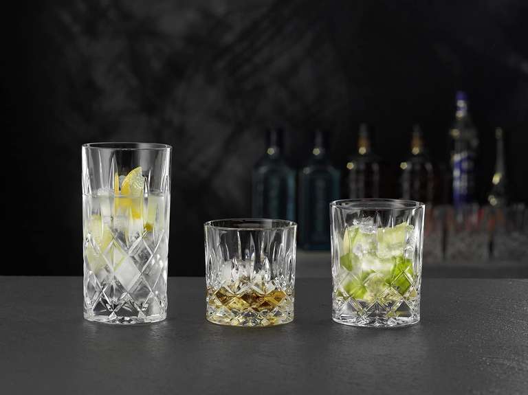 (Prime) Spiegelau & Nachtmann, 4-teiliges Longdrink-Set, Kristallglas, 375 ml, Noblesse, 89208, Durchsichtig