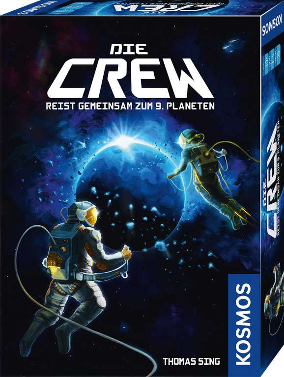 Die Crew: Reist gemeinsam zum 9. Planeten / Kosmos / kooperatives Kartenspiel / Kennerspiel des Jahres / bgg 7,9