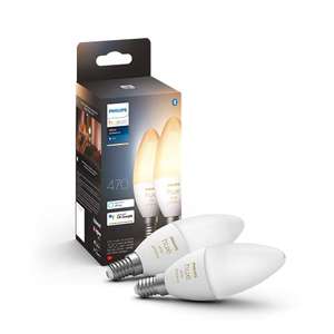 Philips Hue White Ambiance E14 LED Lampe Doppelpack (Amazon & Hornbach)