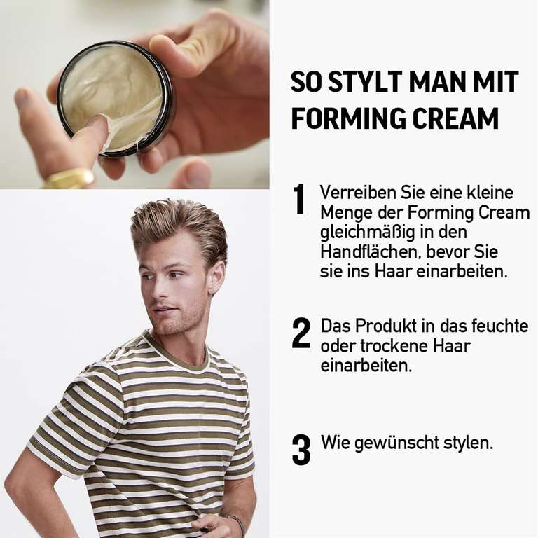 AMERICAN CREW - Forming Cream, 85 g, Haarprodukt mit mittlerem Halt (PRIME Spar-Abo)