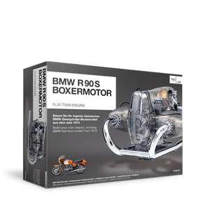 FRANZIS 67009 BMW R 90 S-Boxermotor (hochwertiger Modell-Bausatz des Motors, schaltbares 5 Gang Getriebe, Maßstab 1:2, 200 Teile)