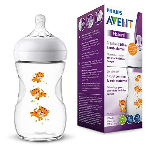 Amazon: Philips Avent Natural-Babyflasche (Modell SCF070/20)