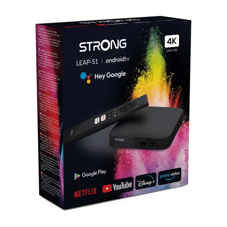 STRONG LEAP-S1 TV Box mit 4K und echtem Android TV
