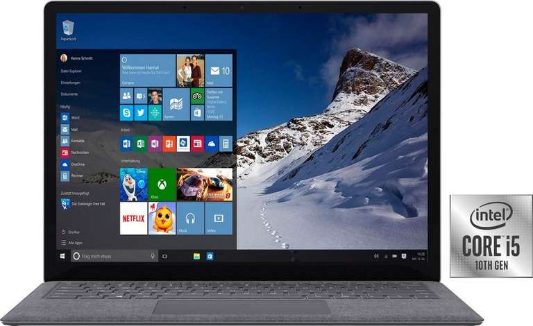 Otto: Microsoft Surface 4 Notebook (13,5 Zoll, Intel Core i5 1035G7, Iris Plus Graphics, 512 GB SSD, 16GB RAM)