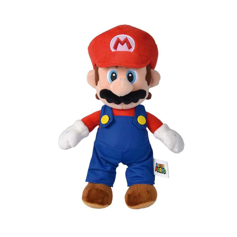 Super Mario Plüschfigur, 30cm von Simba, kuschelweich, Nintendo für 7,99€ (Prime/Rofu Abholung)