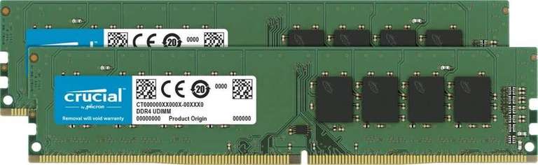 [Amazon] Crucial RAM/Arbeitsspeicher Sammeldeal: z.B. Crucial RAM CT2K8G4SFRA266 16GB (2x8GB) für 57,50€