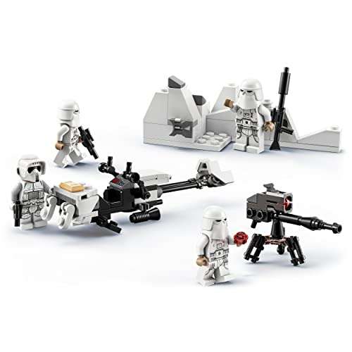 LEGO 75320 Star Wars Snowtrooper Battle Pack mit 4 Figuren, Waffen und Düsenschlitten für 12,99€ (Prime/Otto flat)