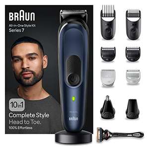 Braun All-In-One Bartpflege Bodygroomer Set, 10-in-1 Barttrimmer, Trimmer/Haarschneider Herren, Haarschneidemaschine, wasserdicht
