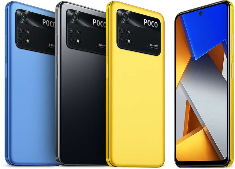 Xiaomi Poco M4 Pro 8+256GB (6,43" AMOLED 90Hz, 64MP f/1.8, NFC, Infrarot, 5000mAh, 33W QC, Dual-SIM, Stereo-Speaker, Klinke, Helio G96)
