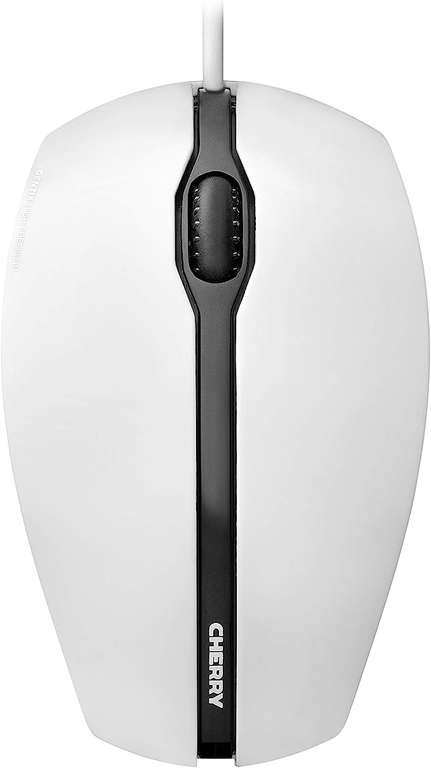 CHERRY GENTIX Corded Optical Mouse, 1000 dpi Sensor, weiß-grau
