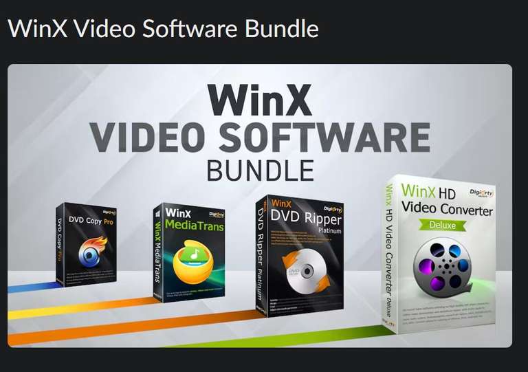 WinX Video Software Bundle ab 3,35€