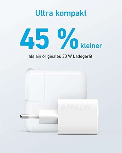 Anker USB C und USB A Ladegerät, 323 Ladegerät (33 W)