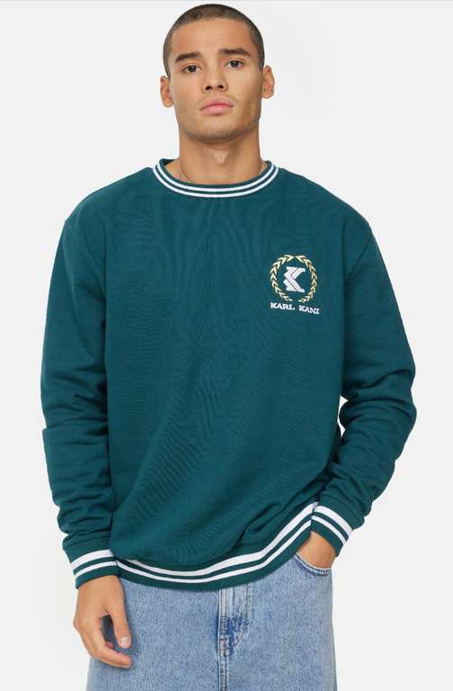 Karl Kani Petro Emblem College Crew - Sweatshirt