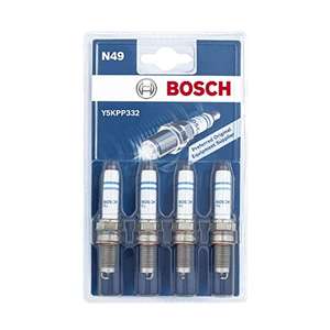 (Prime) Bosch Y5KPP332 (N49) - Zündkerzen Double Platinum - 4er Set, für viele VW-Konzern-Fahrzeuge verwendbar (siehe Dealtext)