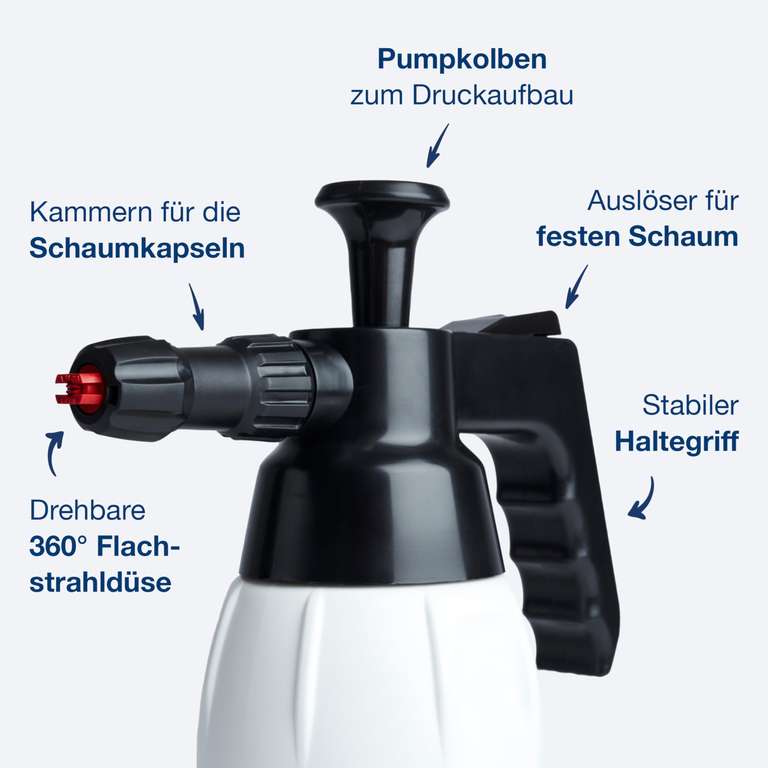 FUSL Komplett-Reinigungsset: FOAMSTER-Schaumkanone plus 1 Liter Krustenlöser @ 49,95€ inkl. Lieferung (Prime)