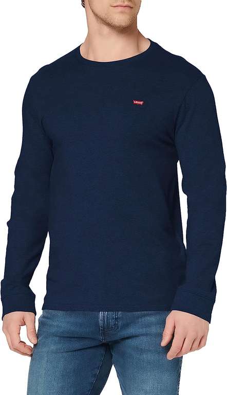 Levi's Herren Long-Sleeve Original Housemark Shirt Gr XS bis XXL für 17,48€ (Prime/Zalando)