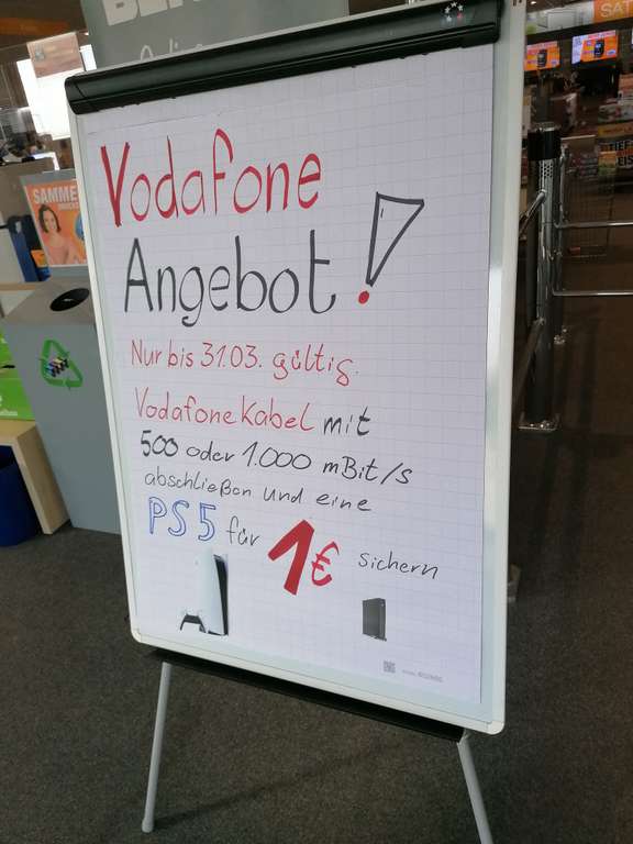 Lokal Verden Bening Vodafone Kabel 500 & 1000 inkl. PS5 für 1€ Zuzahlung inkl. bonus und verringerter Grundgebühr