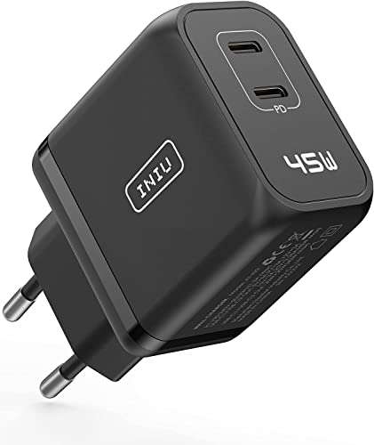[Amazon Prime] INIU USB C Ladegerät mit 45 W Duo port