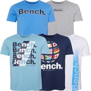 Bench Herren Kibbin T-Shirts für 35,98€ @ MandM direct (7,19€ je Shirt)