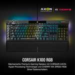Corsair Gaming K100 RGB, MX SPEED RGB Silver, USB, DE