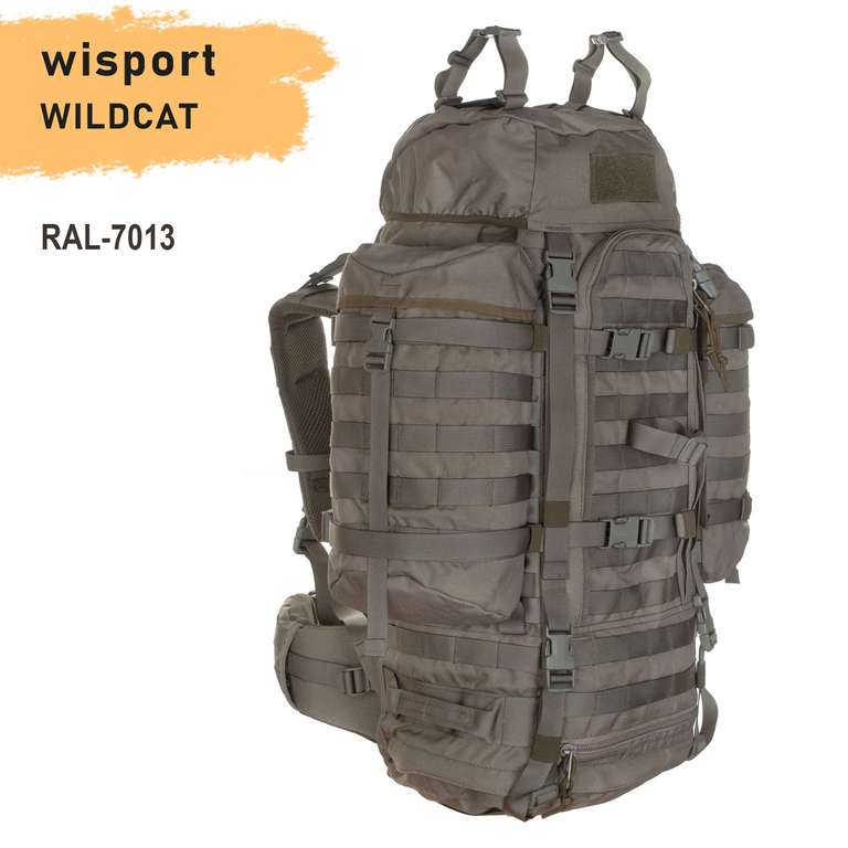 Wisport Rucksack Wildcat 65L RAL 7013