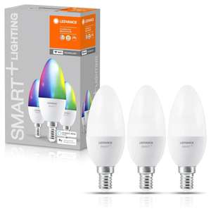Ledvance SMART+ LED E14 B38 5W 470lm RGBW 3er Set Wifi-Version Smart Home