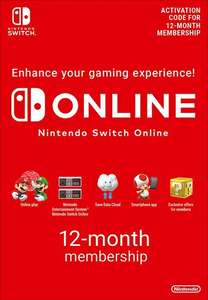 12 Monate Nintendo Switch Online für 14,79€