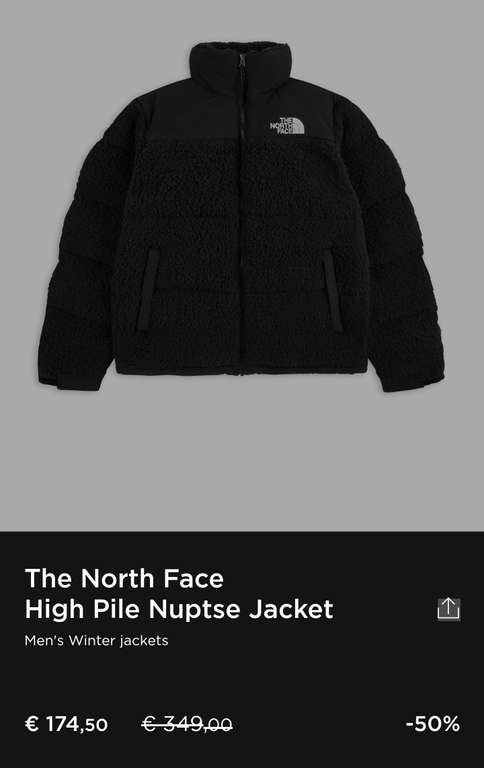 The North Face High Pile Nuptse Jacke