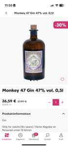 Monkey Gin 0,5l [Flink, ggf. Lokal in Berlin]