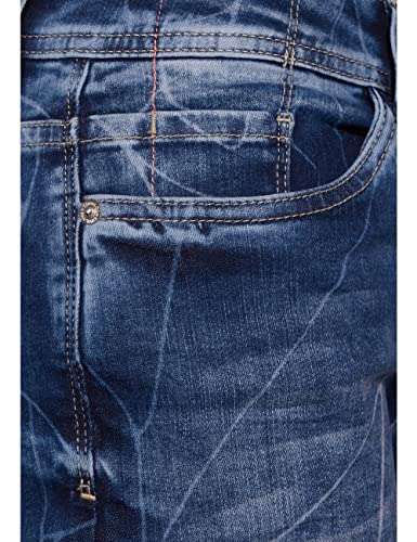 Street One Damen Jeans | Dark Indigo Laser Washed | NUR 26W 28L