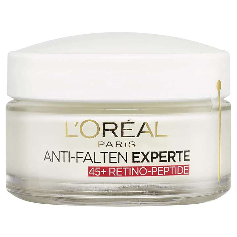 L'Oréal Paris Feuchtigkeitspflege für das Gesicht, Anti-Aging Creme zur Minderung von Falten mit Retino Peptiden, 50ml [PRIME/Sparabo]