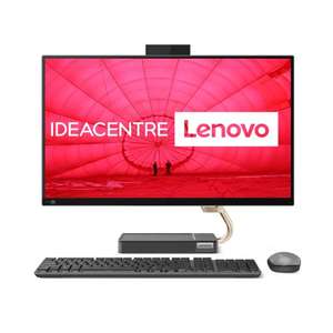 Lenovo IdeaCentre AIO 5: 27" WQHD IPS, 350 Nits, i5-11400T, RTX 3050, 16/512GB, Gb LAN, Wi-Fi 6, USB-C, Win11, Premium Care, Tastatur & Maus