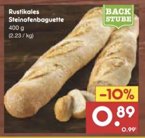~Netto MD~ rustikales Steinofenbaguette im Angebot und Marktguru 0,40€ Cashback