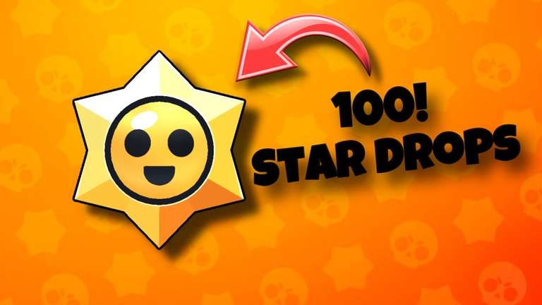 Brawl Stars - 100 gratis Star Drops (Supercell)