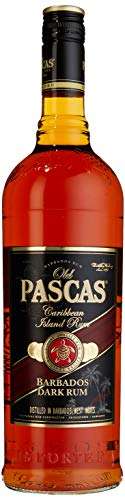 (prime Spar-Abo) Old Pascas Barbados Dark Rum (1 Liter) (personalisiert)