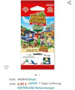 [Amazon] Animal Crossing Amiibo New Leaf+ Karten (Lieferung)