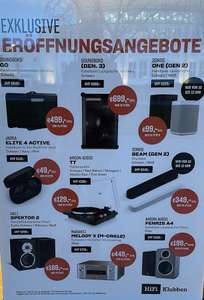 [Lokal Essen] Sonos One Gen2 - 99€, SOUNDBOKS Go - 499€, SOUNDBOKS Gen3 - 699€, Sonos Beam Gen2 - 349€, Jabra Elite 4 Active - 49€, uvm.