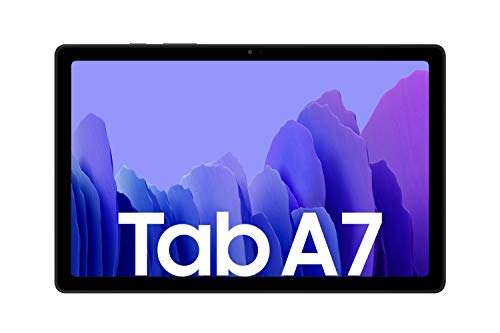 Samsung Galaxy Tab A7, Android Tablet, WiFi, 7.040 mAh Akku, 10,4 Zoll TFT Display, vier Lautsprecher, 32 GB/3 GB RAM, Tablet in Grau