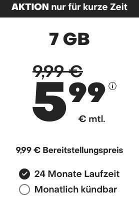 [1&1- & o2-Netz] - 5G Drillisch Tarife: 5GB + Telefonie- und SMS-Flat + VoLTE & WLAN Call für 4,99€ | 7GB für 5,99€ | 25GB für 9,99€ | uvm.