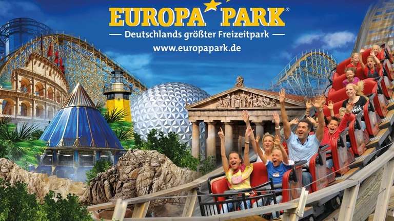 Tageskarte für den Europa-Park für 2 Erwachsene (Zeitraum 23.12.23 - 07.01.24) - Effektiv 88,62€ mit Cashback