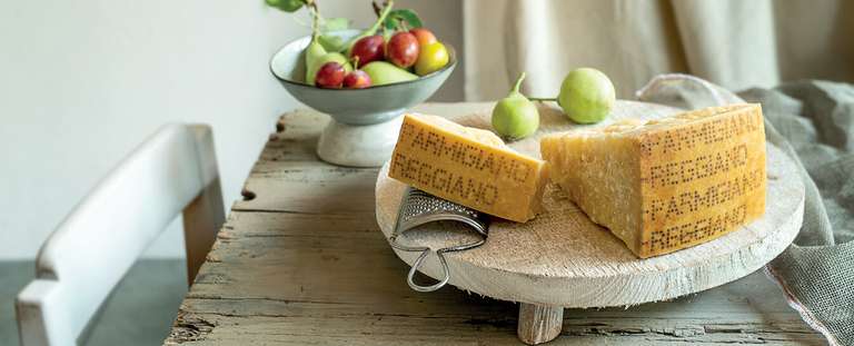 bis zu 15% auf originalen Parmigiano Reggiano direkt aus Italien - z.B. 4x 1kg Parmigiano (Parmesan) 12 Monate - 57,28€ inkl. Versand