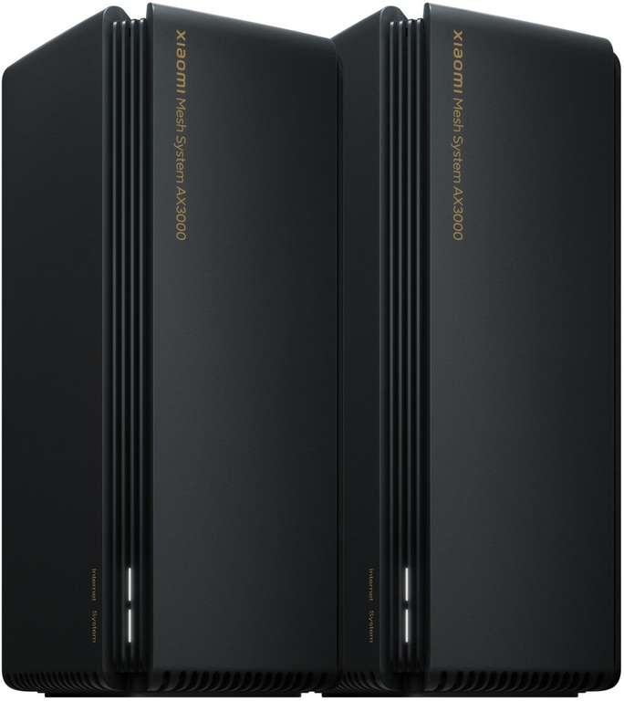 Xiaomi AX3000 (2er Pack) WLAN-Router schwarz