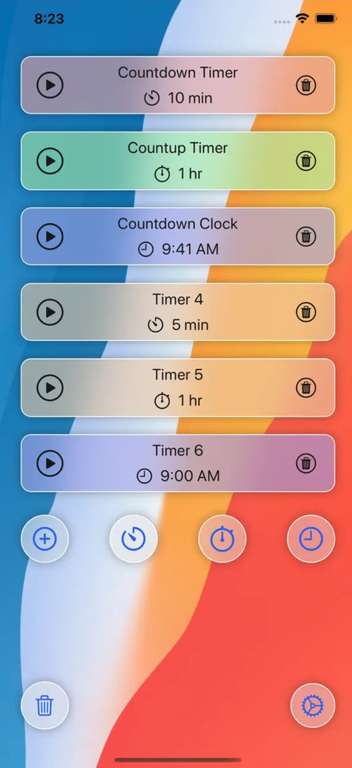 (Apple App Store) VoyTimer: Talking Voice Timer (Gratis Pro Lifetime In-App-Kauf, Englisch, iOS)