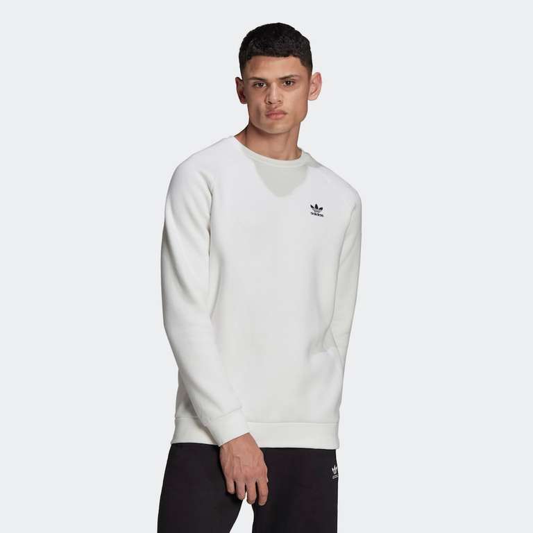 Adidas Originals Adicolor Essentials Trefoil Crewneck Sweatshirt in Weiß (Gr. XS - 2XL)