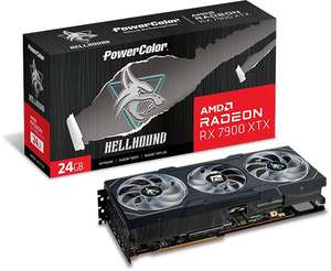 24GB PowerColor Radeon RX 7900 XTX Hellhound Aktiv PCIe 4.0 x16 Grafikkarte inkl. Avatar: Frontiers of Pandora
